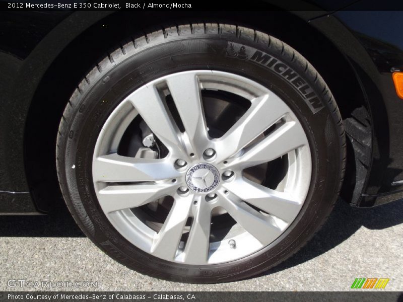 Black / Almond/Mocha 2012 Mercedes-Benz E 350 Cabriolet