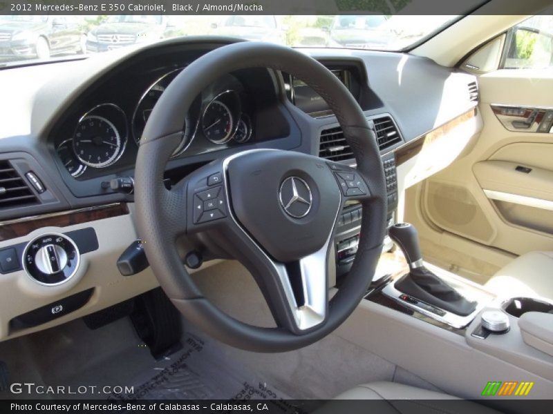 Black / Almond/Mocha 2012 Mercedes-Benz E 350 Cabriolet