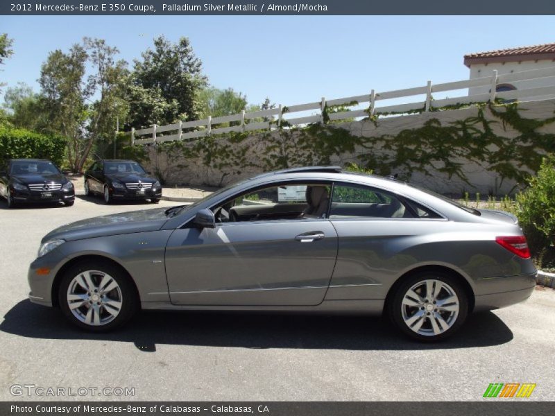 Palladium Silver Metallic / Almond/Mocha 2012 Mercedes-Benz E 350 Coupe