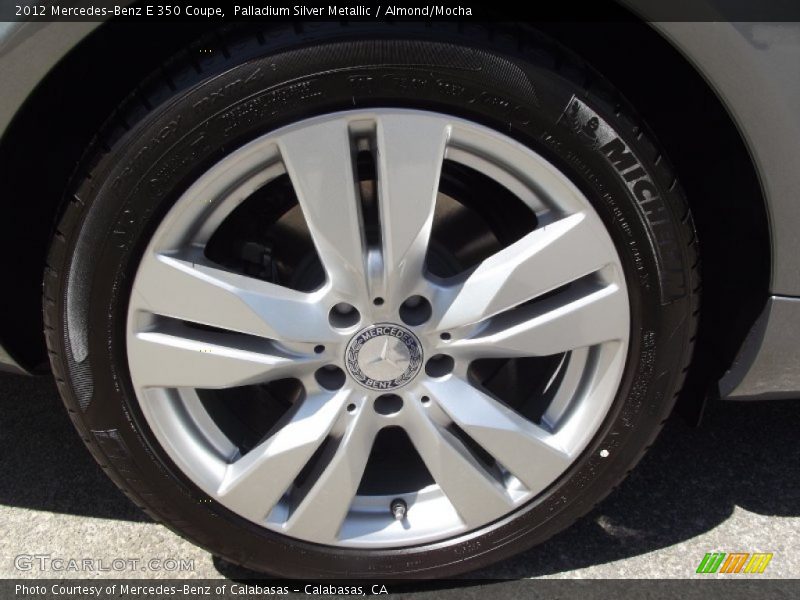 Palladium Silver Metallic / Almond/Mocha 2012 Mercedes-Benz E 350 Coupe