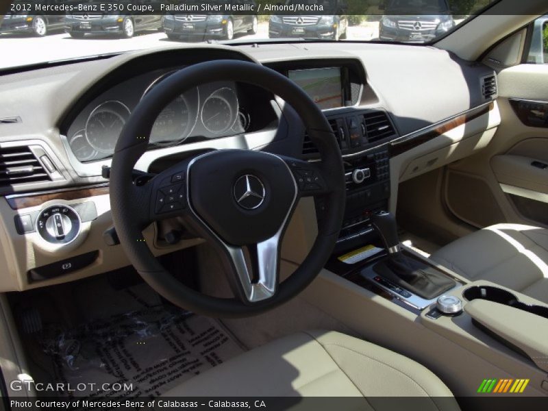 Palladium Silver Metallic / Almond/Mocha 2012 Mercedes-Benz E 350 Coupe