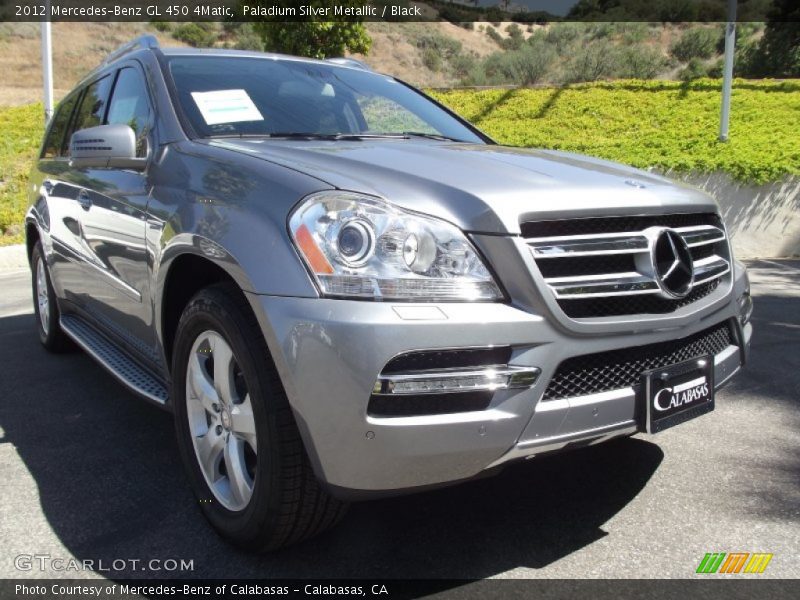 Paladium Silver Metallic / Black 2012 Mercedes-Benz GL 450 4Matic