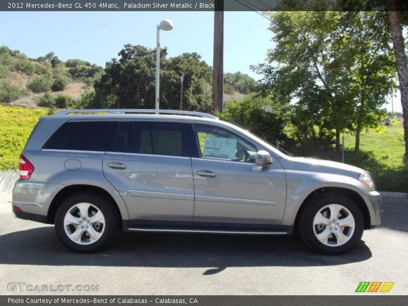 Paladium Silver Metallic / Black 2012 Mercedes-Benz GL 450 4Matic