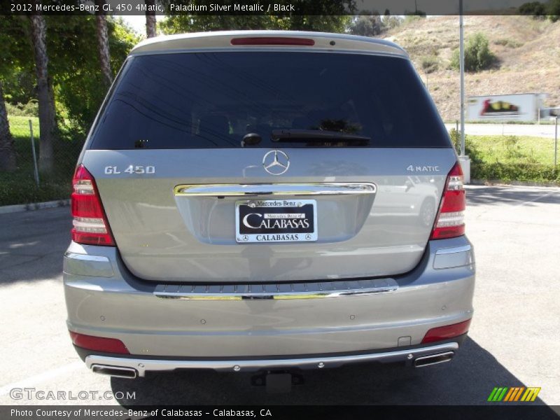 Paladium Silver Metallic / Black 2012 Mercedes-Benz GL 450 4Matic