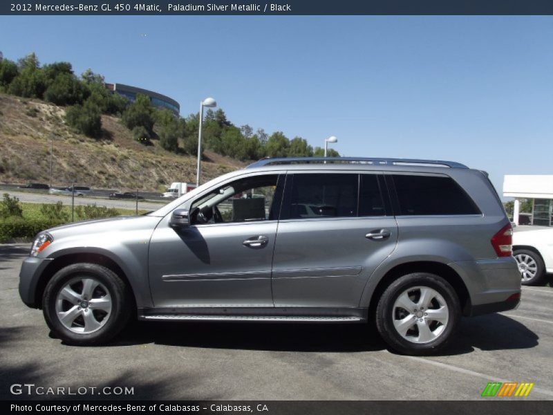 Paladium Silver Metallic / Black 2012 Mercedes-Benz GL 450 4Matic