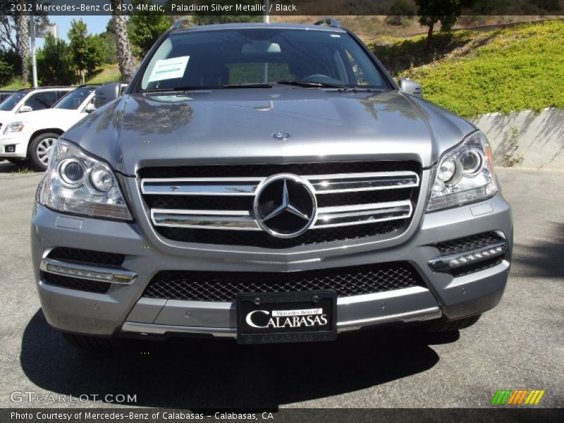 Paladium Silver Metallic / Black 2012 Mercedes-Benz GL 450 4Matic