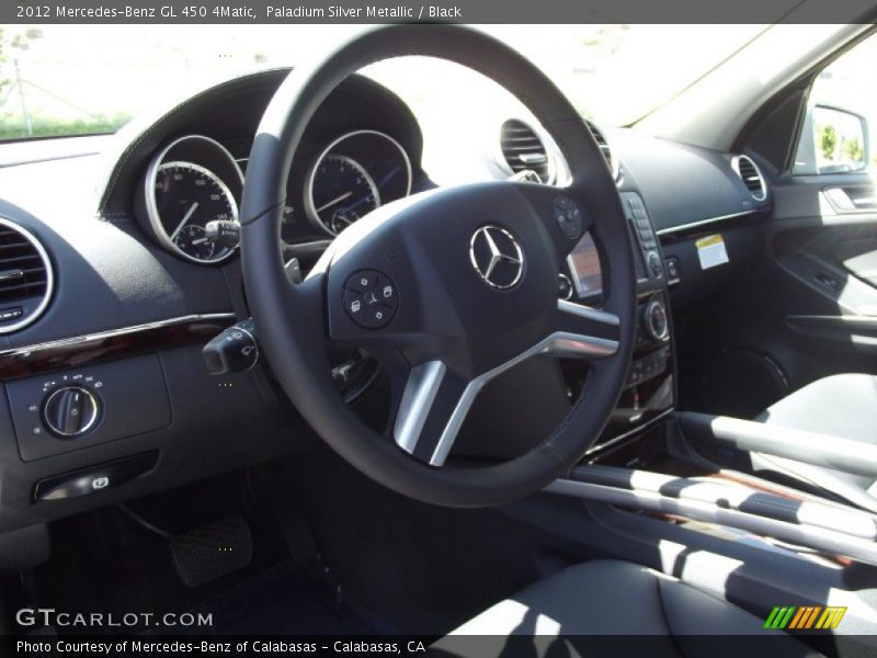 Paladium Silver Metallic / Black 2012 Mercedes-Benz GL 450 4Matic