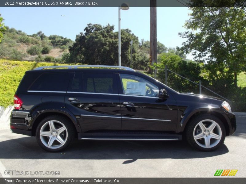 Black / Black 2012 Mercedes-Benz GL 550 4Matic