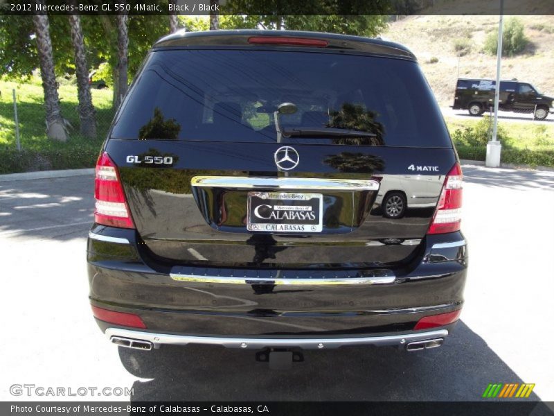 Black / Black 2012 Mercedes-Benz GL 550 4Matic