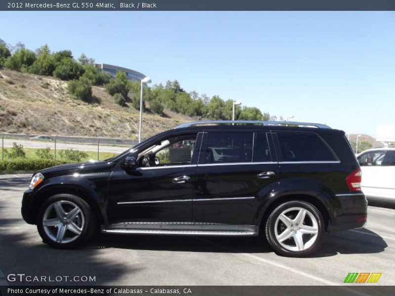 Black / Black 2012 Mercedes-Benz GL 550 4Matic