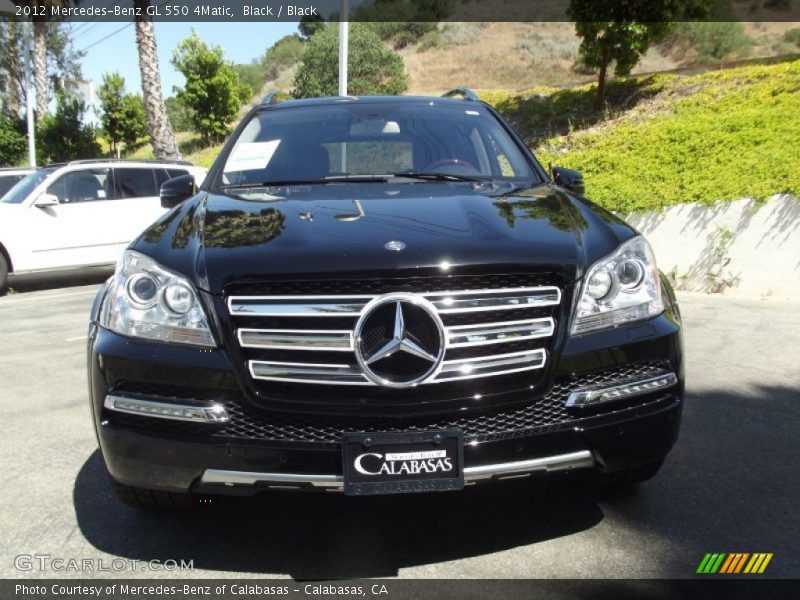Black / Black 2012 Mercedes-Benz GL 550 4Matic