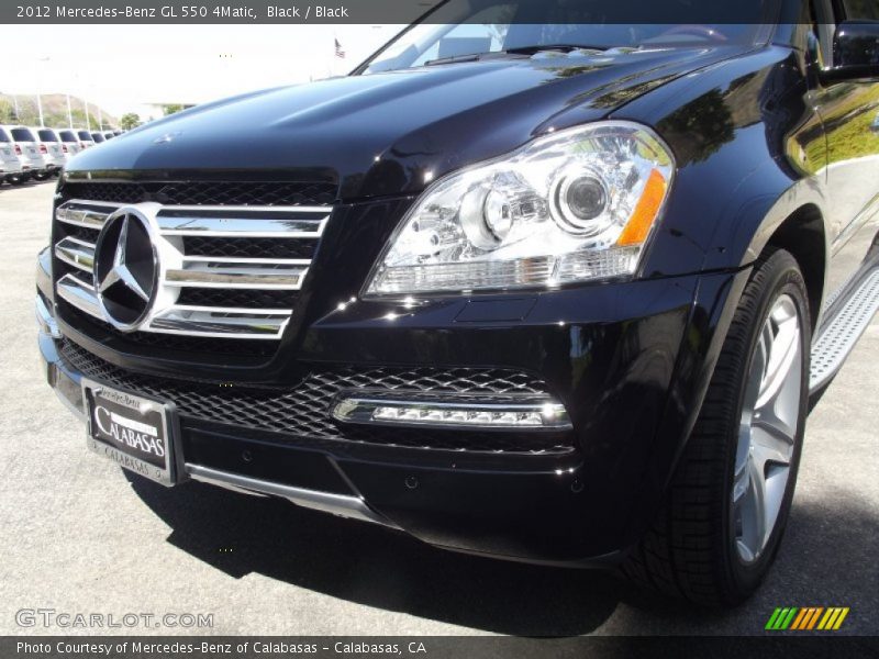 Black / Black 2012 Mercedes-Benz GL 550 4Matic