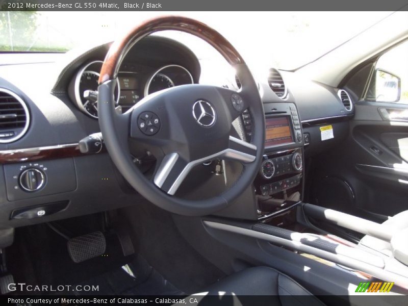 Black / Black 2012 Mercedes-Benz GL 550 4Matic