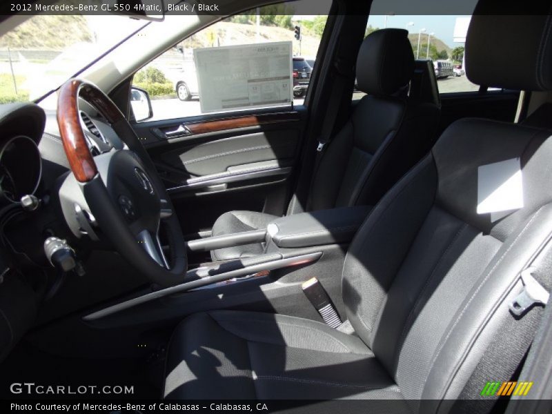 Black / Black 2012 Mercedes-Benz GL 550 4Matic