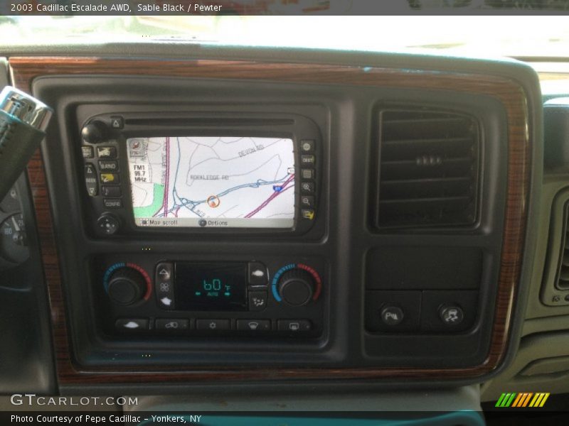 Sable Black / Pewter 2003 Cadillac Escalade AWD