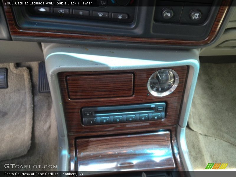 Sable Black / Pewter 2003 Cadillac Escalade AWD