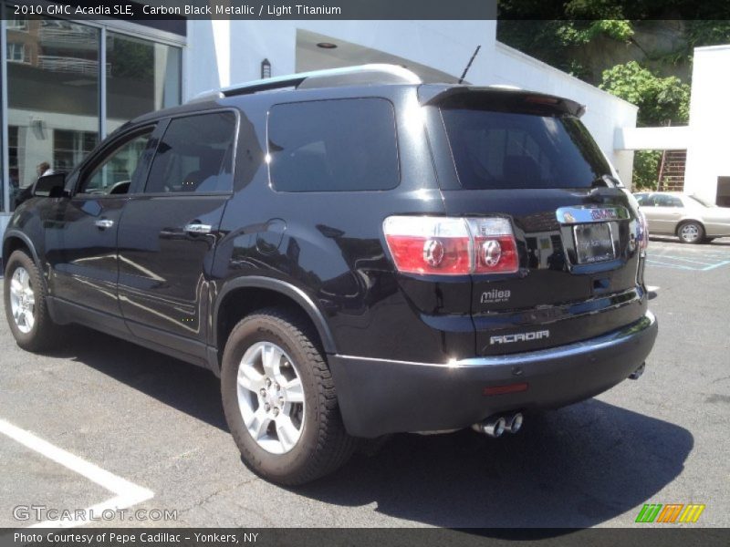 Carbon Black Metallic / Light Titanium 2010 GMC Acadia SLE