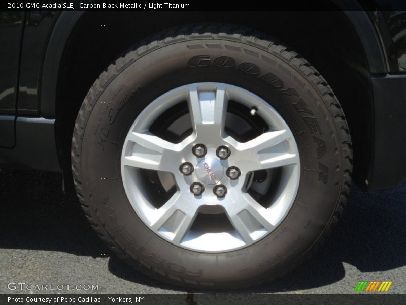 Carbon Black Metallic / Light Titanium 2010 GMC Acadia SLE
