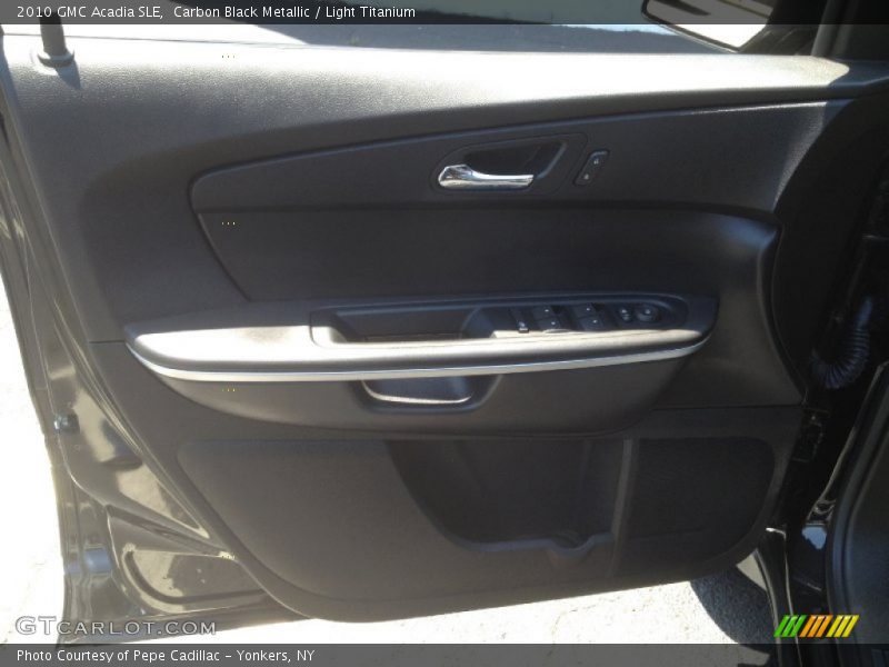 Carbon Black Metallic / Light Titanium 2010 GMC Acadia SLE