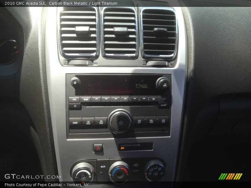 Carbon Black Metallic / Light Titanium 2010 GMC Acadia SLE
