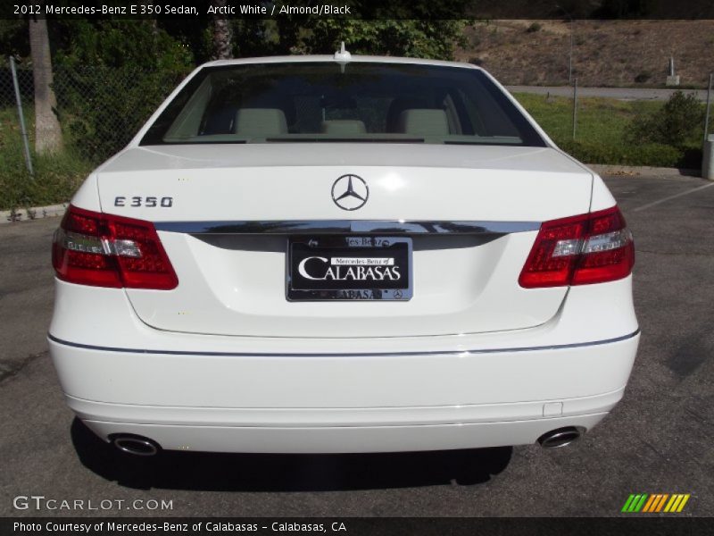 Arctic White / Almond/Black 2012 Mercedes-Benz E 350 Sedan