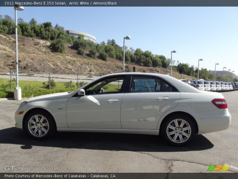 Arctic White / Almond/Black 2012 Mercedes-Benz E 350 Sedan