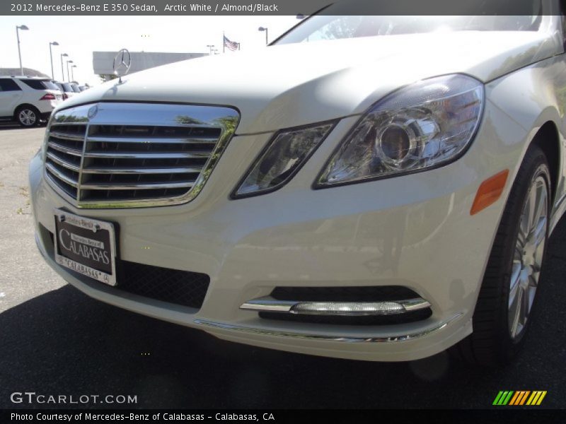 Arctic White / Almond/Black 2012 Mercedes-Benz E 350 Sedan