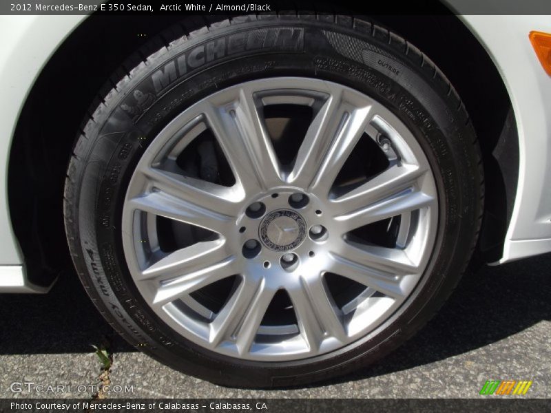 Arctic White / Almond/Black 2012 Mercedes-Benz E 350 Sedan