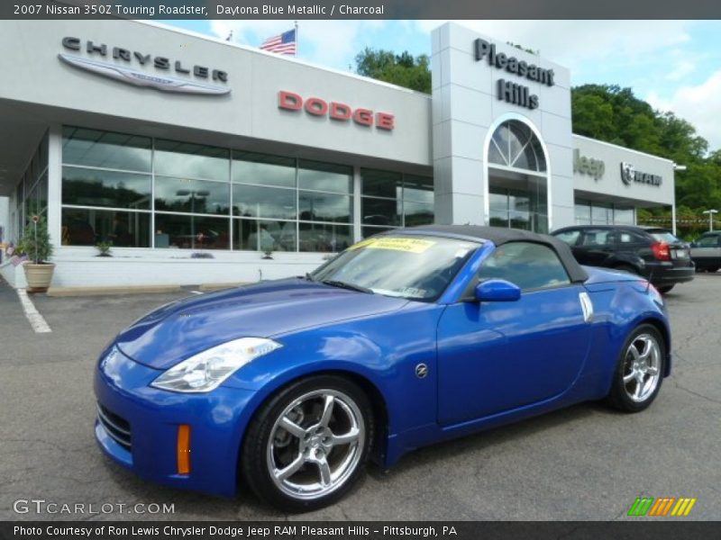 Daytona Blue Metallic / Charcoal 2007 Nissan 350Z Touring Roadster