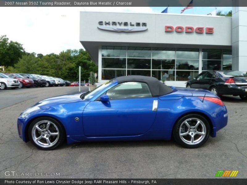 Daytona Blue Metallic / Charcoal 2007 Nissan 350Z Touring Roadster