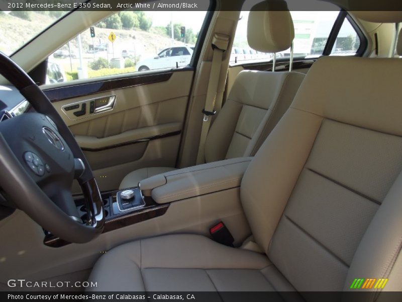 Arctic White / Almond/Black 2012 Mercedes-Benz E 350 Sedan