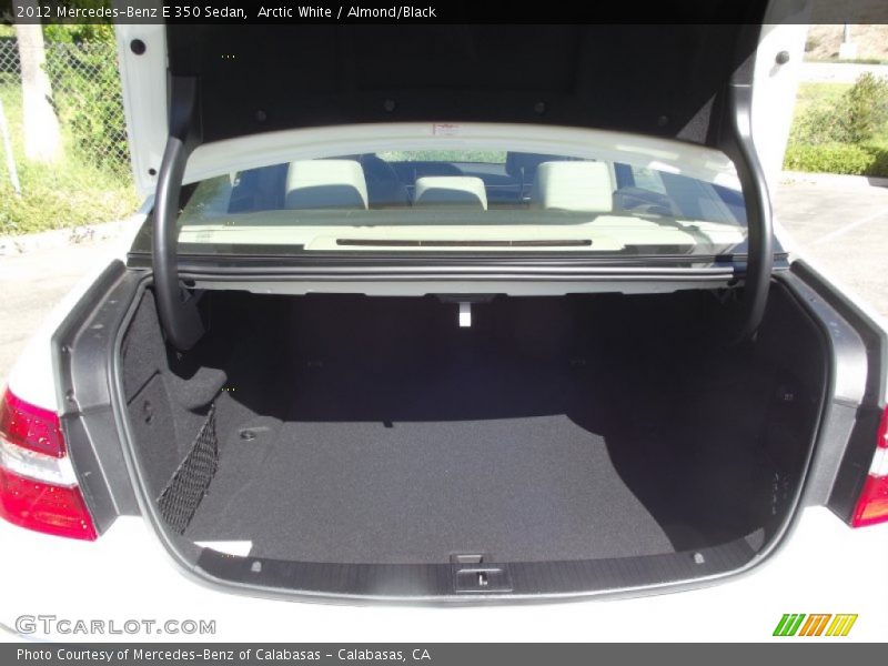 Arctic White / Almond/Black 2012 Mercedes-Benz E 350 Sedan