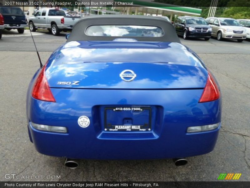 Daytona Blue Metallic / Charcoal 2007 Nissan 350Z Touring Roadster