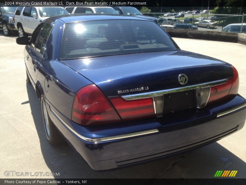 Dark Blue Pearl Metallic / Medium Parchment 2004 Mercury Grand Marquis LS