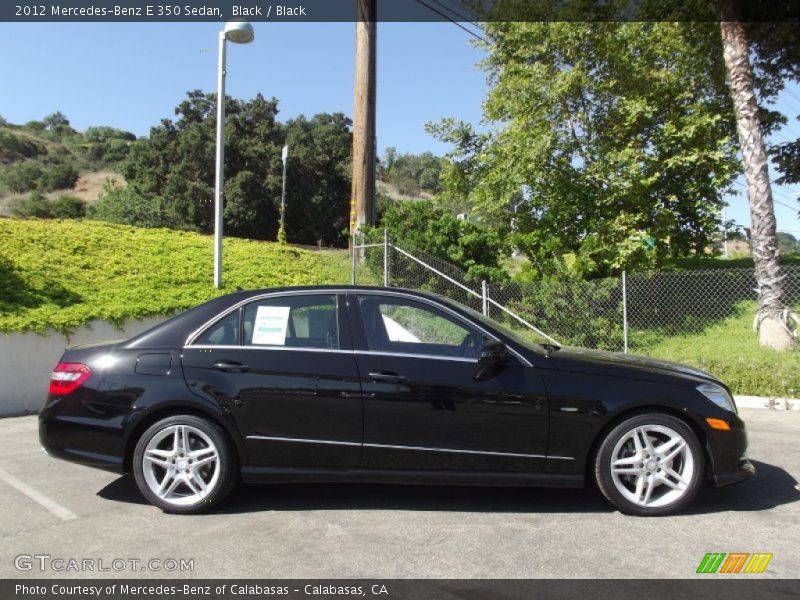 Black / Black 2012 Mercedes-Benz E 350 Sedan