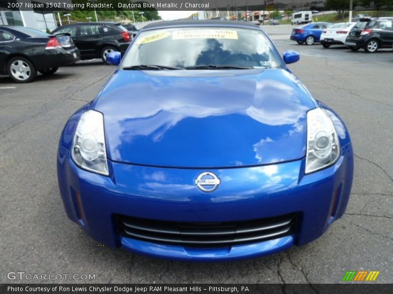 Daytona Blue Metallic / Charcoal 2007 Nissan 350Z Touring Roadster