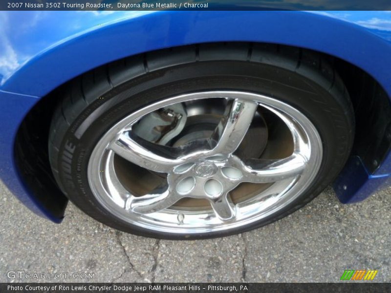 Daytona Blue Metallic / Charcoal 2007 Nissan 350Z Touring Roadster