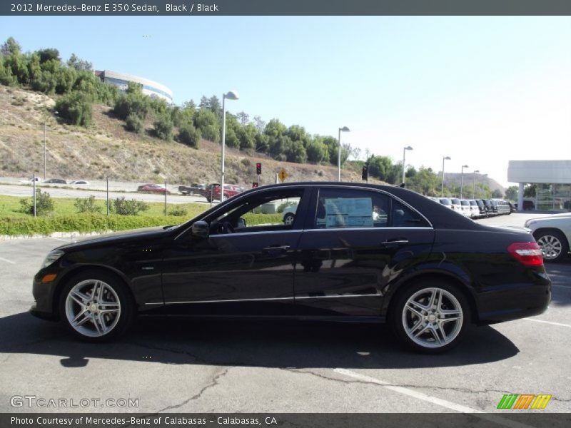 Black / Black 2012 Mercedes-Benz E 350 Sedan