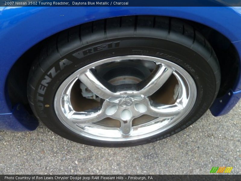 Daytona Blue Metallic / Charcoal 2007 Nissan 350Z Touring Roadster