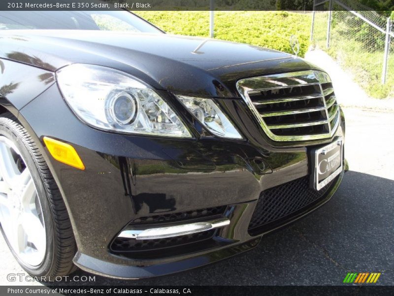 Black / Black 2012 Mercedes-Benz E 350 Sedan