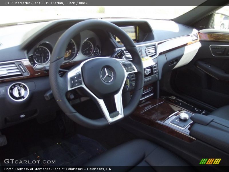 Black / Black 2012 Mercedes-Benz E 350 Sedan