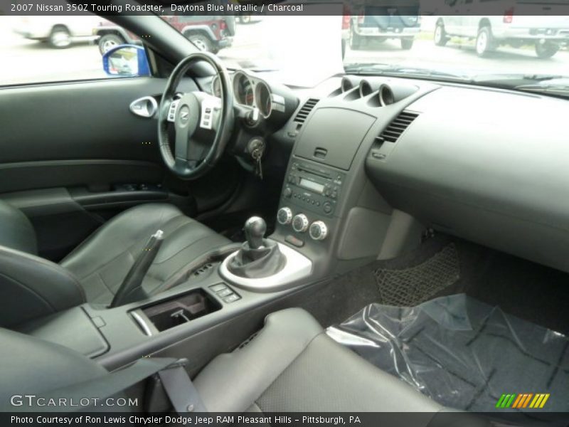 Daytona Blue Metallic / Charcoal 2007 Nissan 350Z Touring Roadster
