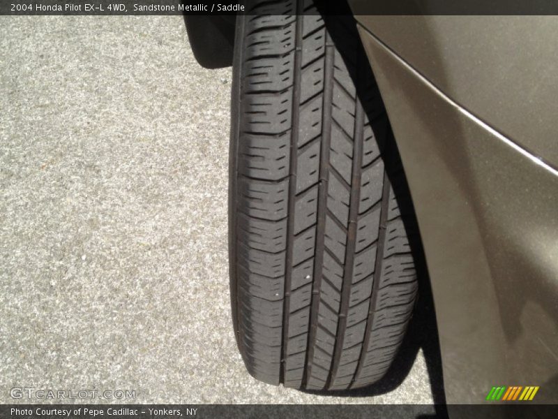 Sandstone Metallic / Saddle 2004 Honda Pilot EX-L 4WD