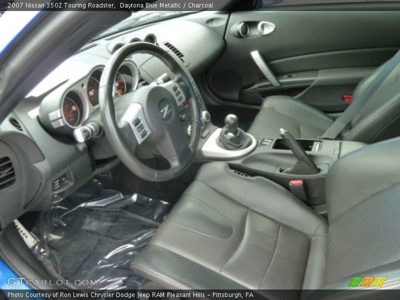 Daytona Blue Metallic / Charcoal 2007 Nissan 350Z Touring Roadster