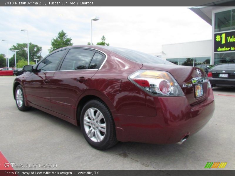 Tuscan Sun Red / Charcoal 2010 Nissan Altima 2.5