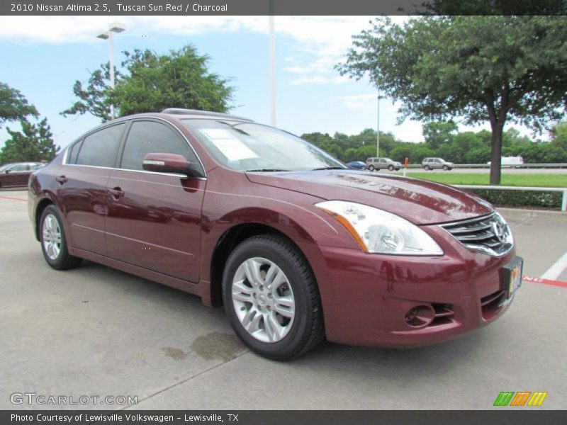 Tuscan Sun Red / Charcoal 2010 Nissan Altima 2.5