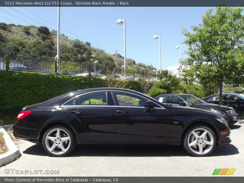 Obsidian Black Metallic / Black 2012 Mercedes-Benz CLS 550 Coupe