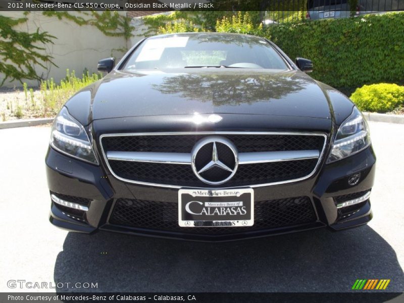 Obsidian Black Metallic / Black 2012 Mercedes-Benz CLS 550 Coupe