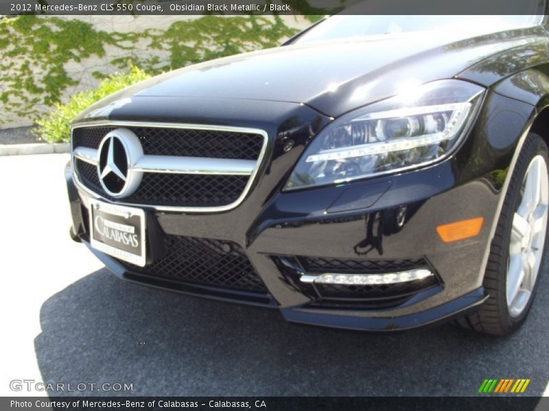 Obsidian Black Metallic / Black 2012 Mercedes-Benz CLS 550 Coupe
