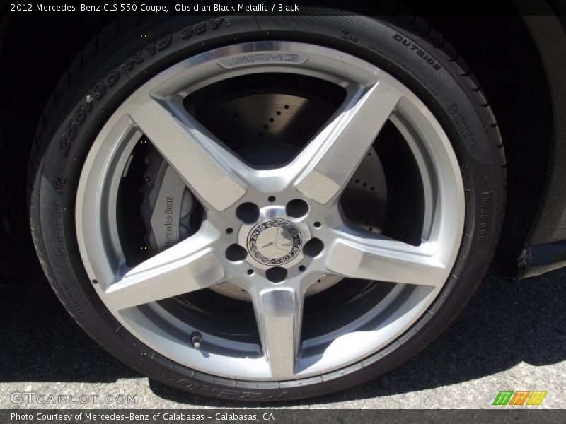 Obsidian Black Metallic / Black 2012 Mercedes-Benz CLS 550 Coupe